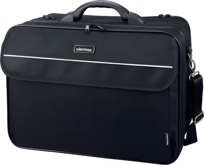 Produktbild von LiGHTPAK Notebook Tasche "CORNICHE" aus Nylon schwarz