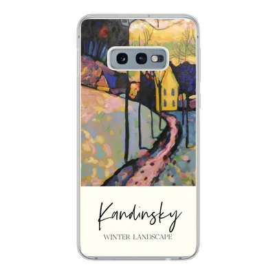 Produktbild von MuchoWow® Handyhülle Schutzhülle Hülle für Samsung Galaxy S10e Winterlandschaft - Wassily Kandinsky Silikon Softcase Handy Hülle - Handy