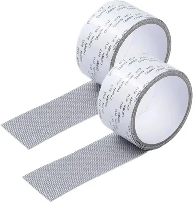 Produktbild von Reparaturklebeband für Moskitonetze – Reparaturflicken für Fliegengitter, Fensterreparaturset, Klebel?sung, 2 Stück, grau, 5 x 2 m