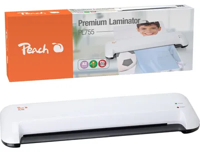 Obrázok produktu pre Peach PL755, 21 cm, Teplý laminátor, 400 mm/min, 0,4 mm, 125 µm, Puzdro