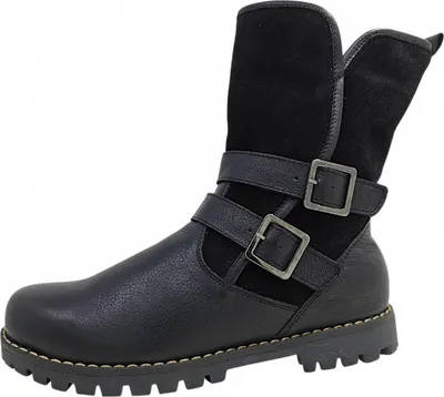 Image de Andrea Conti - Chaussures pour femmes - Bottes - Fermeture éclair - Noir - Décontracté