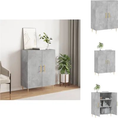 Produktbild von vidaXL Sideboard Betongrau 69,5x34x90 cm Holzwerkstoff -  Sideboards