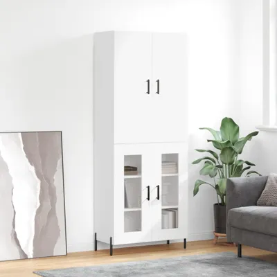 Produktbild von vidaXL Highboard Weiß 69,5x34x180 cm Holzwerkstoff