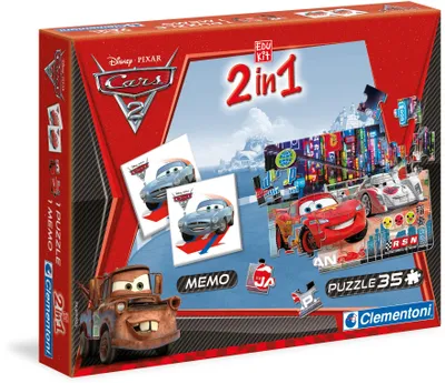 Produktbild von Edukit 2 in 1 (Kinderspiel), Cars 2