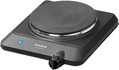 Produktbild von Taurus Volcano Uno, Schwarz, Edelstahl, Arbeitsplatte, Versiegelte Platte, 1 Zone(n), 1 Zone(n), Regelmäßig
