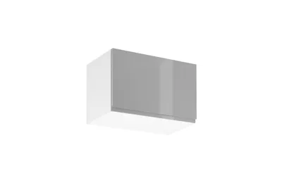 Produktbild von Hängeschrank 60 cm Küchenschrank Küche Küchenmöbel, Aspen G60KN Grau/Hochglanz