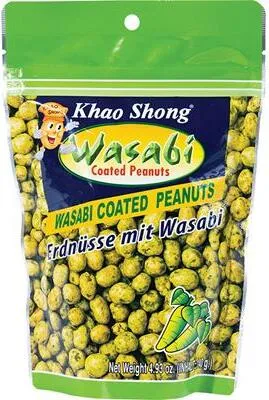 Produktbild von Erdnüsse mit Wasabi 140g - Khao Shong
