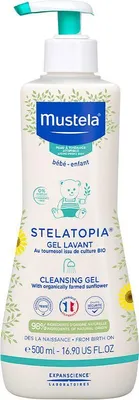 Obrázek produktu pro Mustela BéBé Stelatopia vyživující čisticí gel Cleansing Gel 500 ml