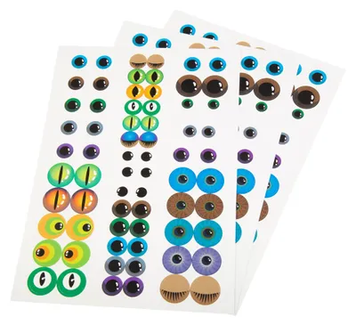 Produktbild von EDUPLAY 370180 Bunte Augensticker 204er Set
