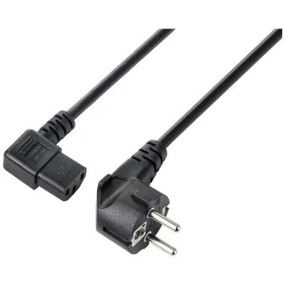 Produktbild von Sygonix SY-5243886 Kaltgeräte Anschlusskabel Schwarz 7.50 m