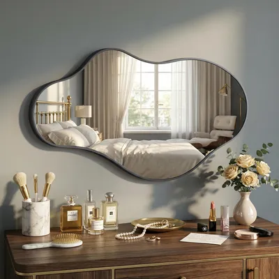 Image de Miroir mural asymétrique, 50 x 110 cm