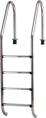 Produktbild von Steinbach breite Edelstahl-Einbauleiter 4-stufig für Swimming Pools 4 Stufen