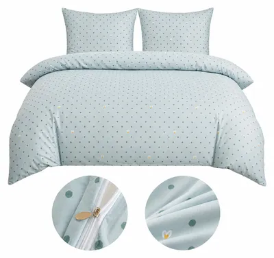 Obrázok produktu pre Kompletná posteľná súprava pre dvojlôžko, rozmer 160x200 cm, s dvoma vankúšovými obliečkami, rozmer 70x80 cm, Obrázok generovaný UI