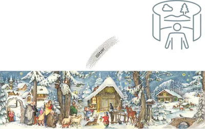 Productafbeelding van Adventskalender "Bij de stal."