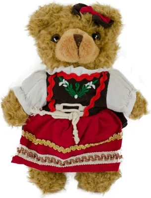 Produktbild von Trachten-Teddybär 22 cm sie mit Dirndl