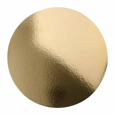 Produktbild von Tortenboden, Gold, 16cm, Rund Packung 100 Stück