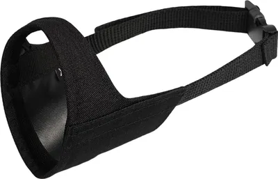 Produktbild von Maulkorb für Hunde, weicher Nylon-Maulkorb, atmungsaktives Netzgewebe, trinkbarer Maulkorb, verhindert Bellen, Beißen und Kauen, Hundemundabdeckung für mittelgroße und große Hunde mit kurzer Schnauze