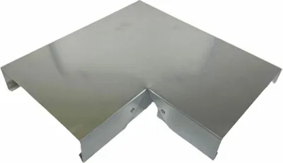 Produktbild von 90° Ecke für Mauerabdeckung Titanzink Zuschnitt 33 cm - Siehe Skizze