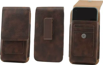 Obrázek produktu pro caseroxx Outdoorové pouzdro na mobilní telefon Gigaset GX4 / GX4 Pro s odnímatelným a otočným poutkem na opasek, ochranný kryt v hnědé barvě