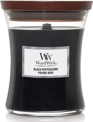 Produktbild von WoodWick Black Peppercorn Medium Jar, Rund, Grau, 1 Stück(e)