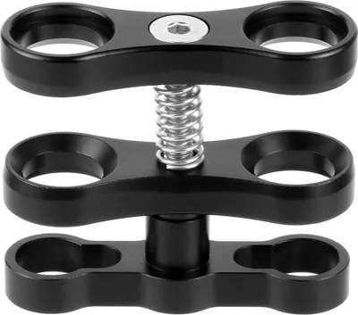 Obrázek produktu pro 1palcová kulová svorka z hliníkové slitiny pro podpěru ramene podvodního světla pro montáž fotoaparátu pro potápěčskou fotografii