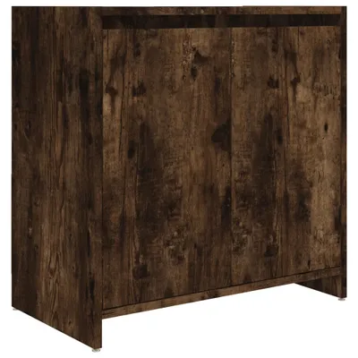 Obrázok produktu pre Kúpeľňová skrinka dymový dub 60x33x61 cm spracované drevo