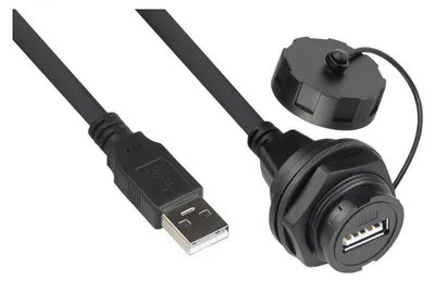 Produktbild von Good Connections Industrie-Einbauverlängerung S4-USB 2.0 1m