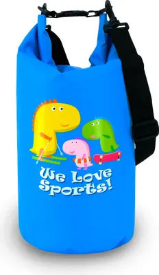 Produktbild von Wasserdichte Tasche Aquino, 10l, Blau, Seesack/Packsack mit Tragegurt | ChronoSports