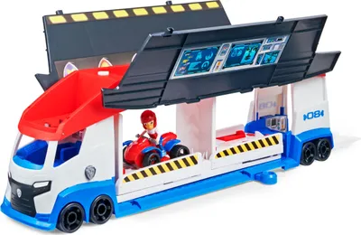 Produktbild von PAW Patrol Teamfahrzeug Paw Patroller im aktualisierten Design, inkl. Ryder Figur und 1 Basis Fahrzeug