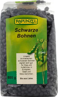 Produktbild von Rapunzel Schwarze Bohnen (500g)