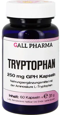 Produktbild von GALL PHARMA L-Tryptophan 250 mg GPH Kapseln, 60 St. Kapseln