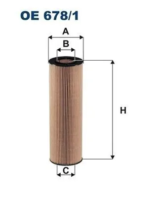 Obrázok produktu pre Olejový filter FILTRON OE 678/1