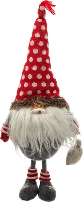 A Christmas gnome decoration.