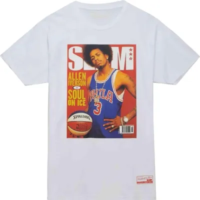 Immagine prodotto di T-shirt Mitchell & Ness BMTRINTL1059-P76WHITAIV da Uomo