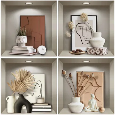 Produktbild von 3D-Effekt-Aufkleber, Designobjekte, 60 x 60 cm