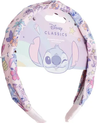 Zdjęcie produktu dla Różowa opaska na głowę dla dziewczynki Stitch i Andzia