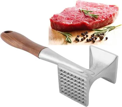 Produktbild von Famanu Fleischklopfer - Edelstahl, spülmaschinenfest