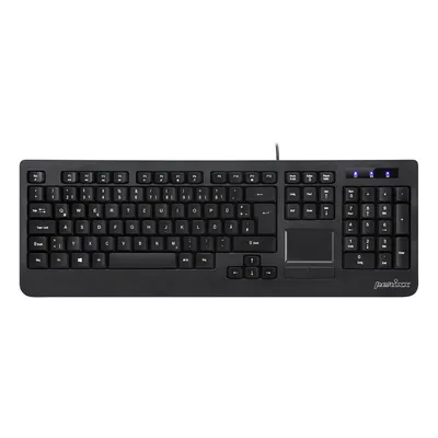 Produktbild von Perixx PERIBOARD-513 II US, USB-Tastatur, Touchpad, schwarz