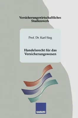 Immagine prodotto di Handelsrecht für das Versicherungswesen