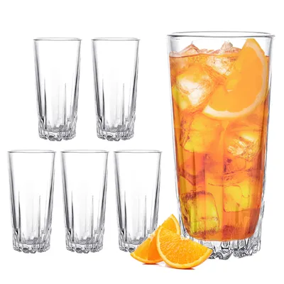 Zdjęcie produktu dla ZESTAW 6 wysokich szklanek 310 ml Festa Italia Palmira zestaw 310 ml