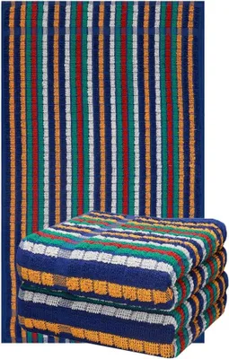 Produktbild von 3er Set Küchentücher Geschirrtuch Handtuch 100% Baumwolle MCT-14 Größe 45 x 85 cm Grubentuch Küchentuch Allzwecktuch Farbe bunt 3 Stück