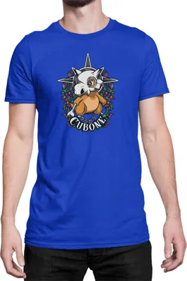 Immagine prodotto di Maglietta da uomo Japan Anime Manga Pokemon Cubone, Man 2XL , Bleu