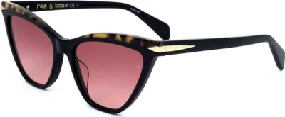 Immagine prodotto di Rag & Bone RNB1021/S Nero 55/17/145 Occhiali da sole da donna