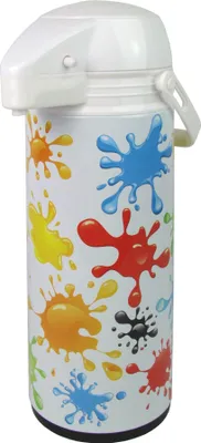 Produktbild von Isolierkanne Pumpkanne Kaffeekanne Teekanne für Warm- und Kaltgetränke 1,9l (Splash)