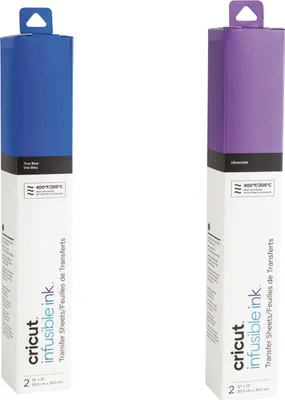 Produktbild von 4 Transferbögen - Violett/ Blau - Cricut