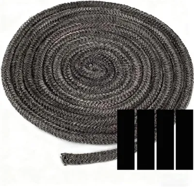 Productafbeelding van Kachelkoord 8 mm x 3 m, tot 550 °C, glasvezel, voor houtkachels