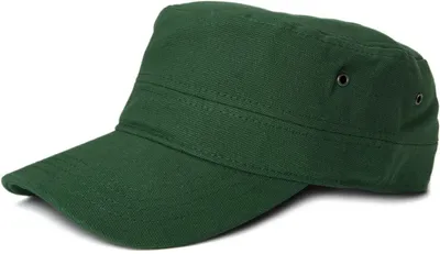 Produktbild von styleBREAKER Uni Military Cap aus Baumwoll-Canvas | Army Cap mit gebogenem Schirm | verstellbare Schirmmütze für Damen und Herren