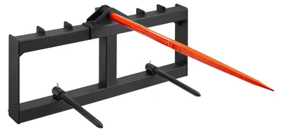 Obrázek produktu pro Hroty pro čelní nakladače VEVOR Nosnost 725 kg Hroty pro přepravu balíků Hroty pro přepravu balíků s jedním hrotem a dvěma stabilizačními hroty Hroty pro velkou zátěž kompatibilní se smykem řízenými nakladači a traktory