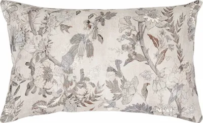 Produktbild von pad Kissenhülle Agamo hellgrau 35 × 60 cm 100% Leinen fest grob gewebt