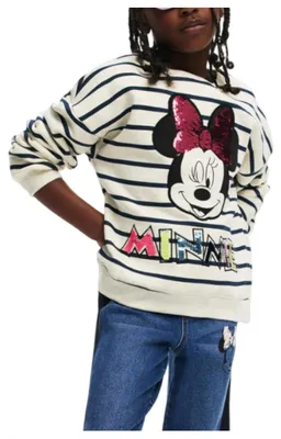 Produktbild von Desigual Uni Kinder 25SGSK04 Sweatshirt, White, 11/12